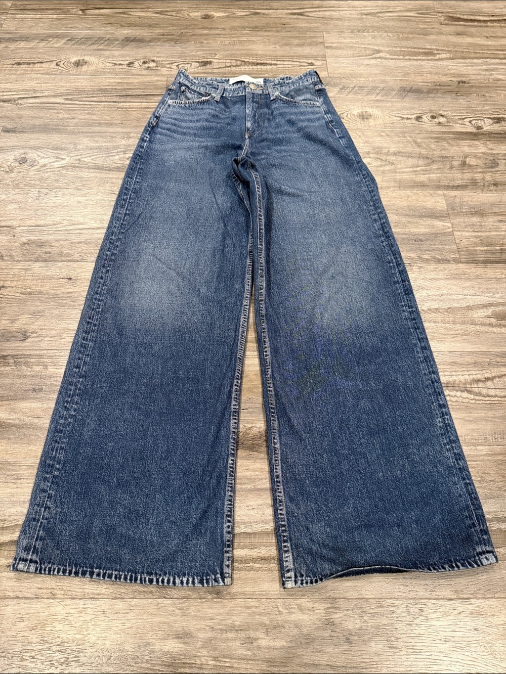 NEW rag & bone Wide-Leg High-Rise Jeans Miramar Sofie Wide-Leg Size 26 NWOT - Picture 2 of 12